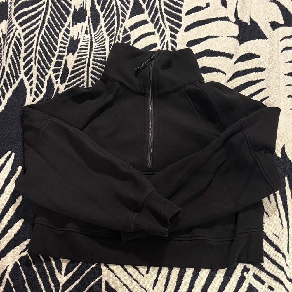 Lululemon Scuba Half Zip Jacket XS/S Black